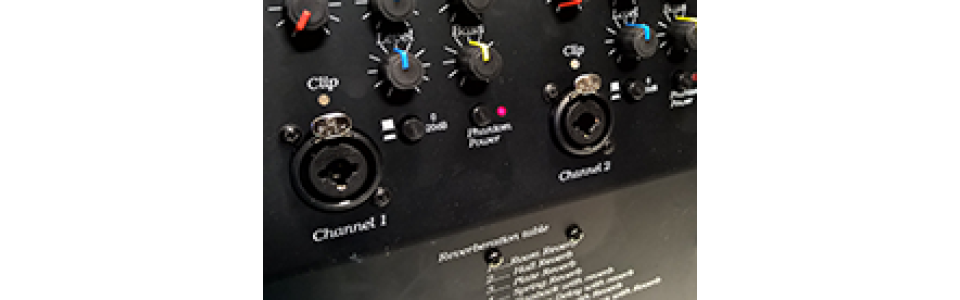 Jack input/XLR input/Combo input