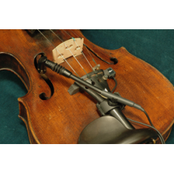 Violin Low Profile Combined System - Low profile Contact - Flexible Neck Directional mic   AC-LC-FD-01